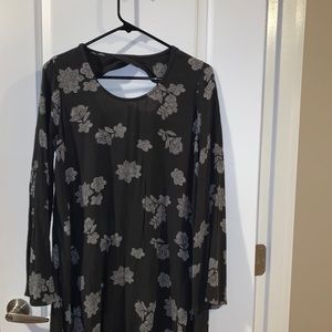 Mossimo gray floral dress!